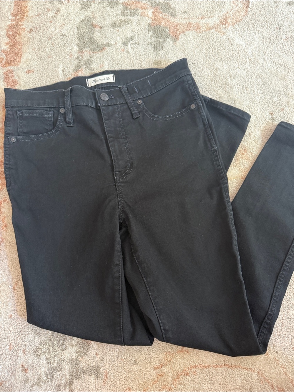 Madewell Skinny High-Rise Jeans in Black